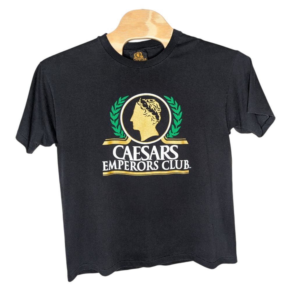 Vintage Caesars Emperors Club T Shirt XL Vegas Casino Single Stitch Made In USA